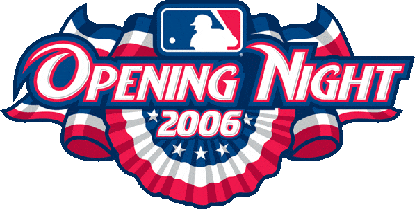 MLB Opening Day 2006 Special Event Logo v2 DIY iron on transfer (heat transfer)